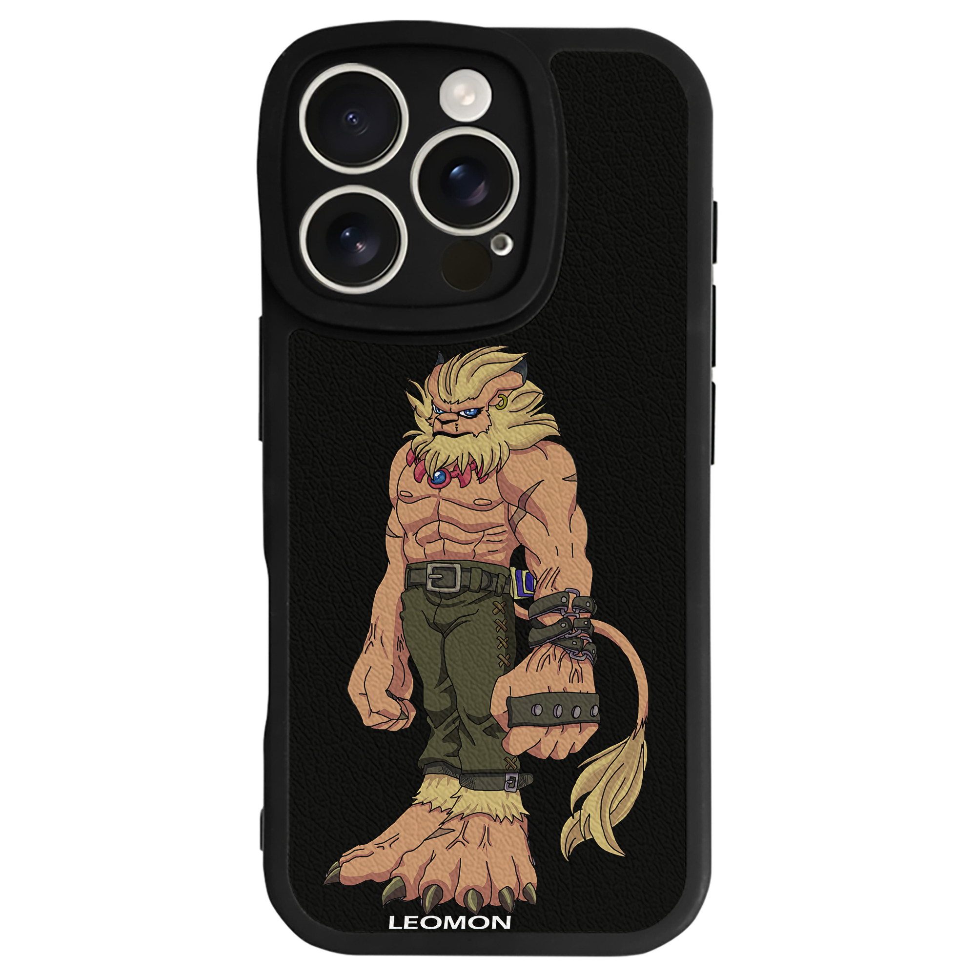 （画像用） Digimon デジタルモンスター/デジモン 【iPhone 16シリーズ対応】シリコンスマホケース（レザー調） 材質：シリコン